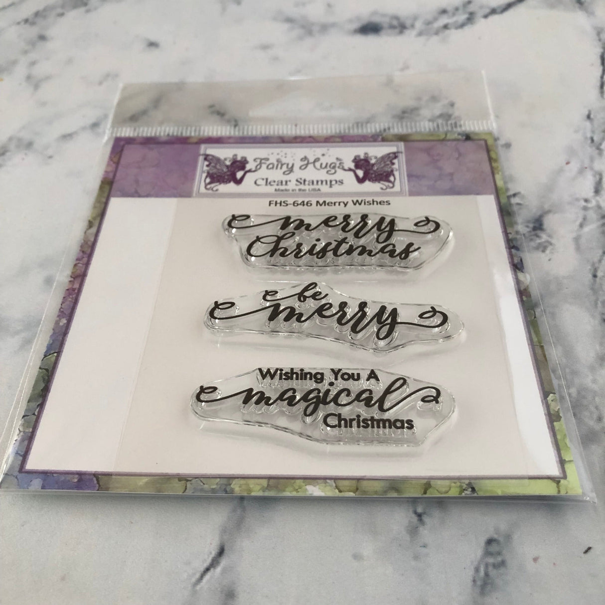 Fairy Hugs Stamps - Merry Wishes