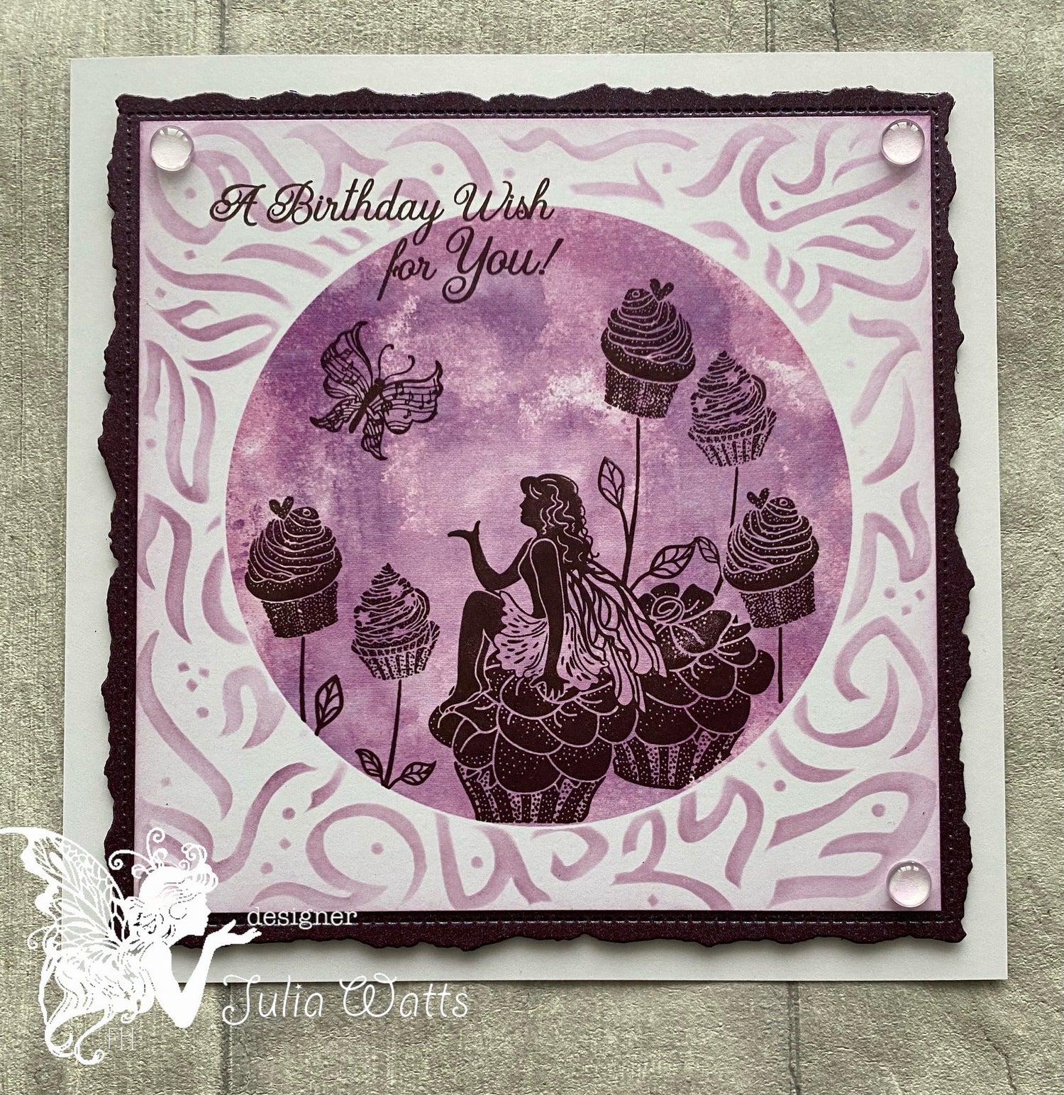 Fairy Hugs Stamps -  Cupcake Wishes