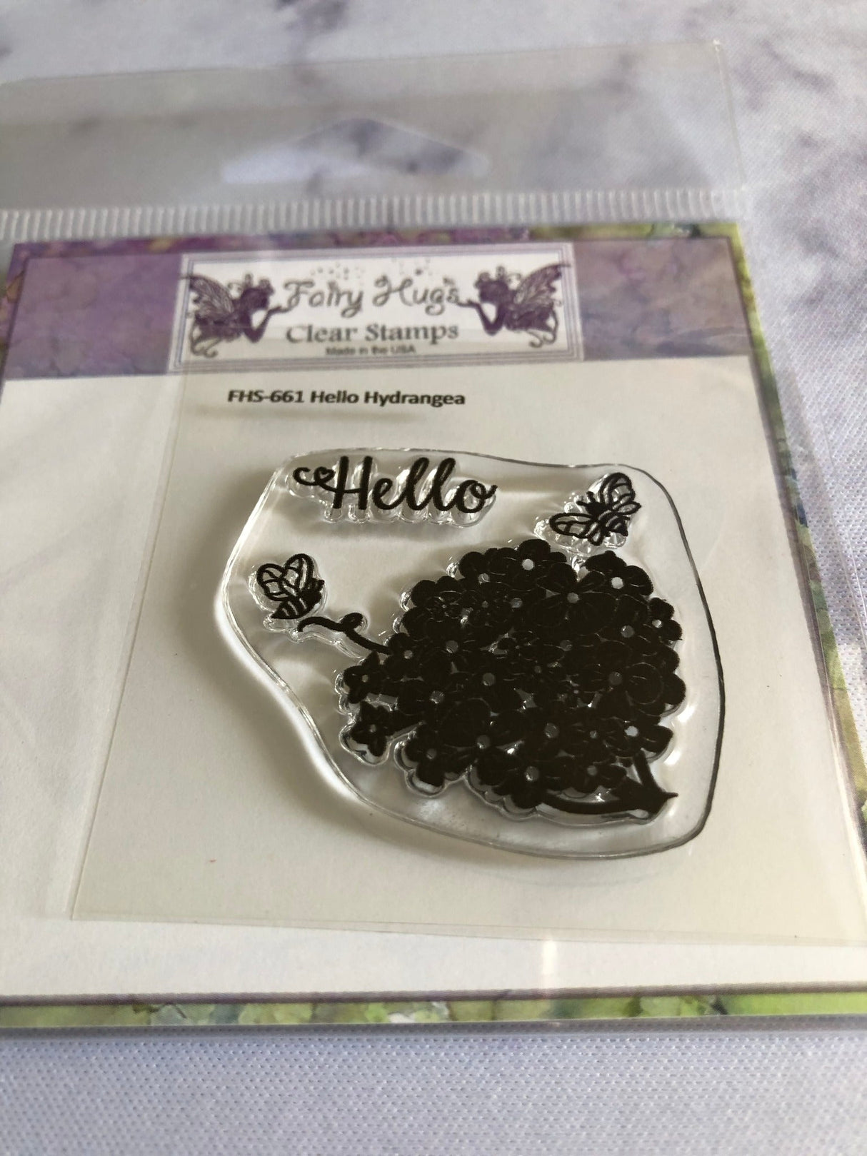 Fairy Hugs Stamps -  Hello Hydrangea