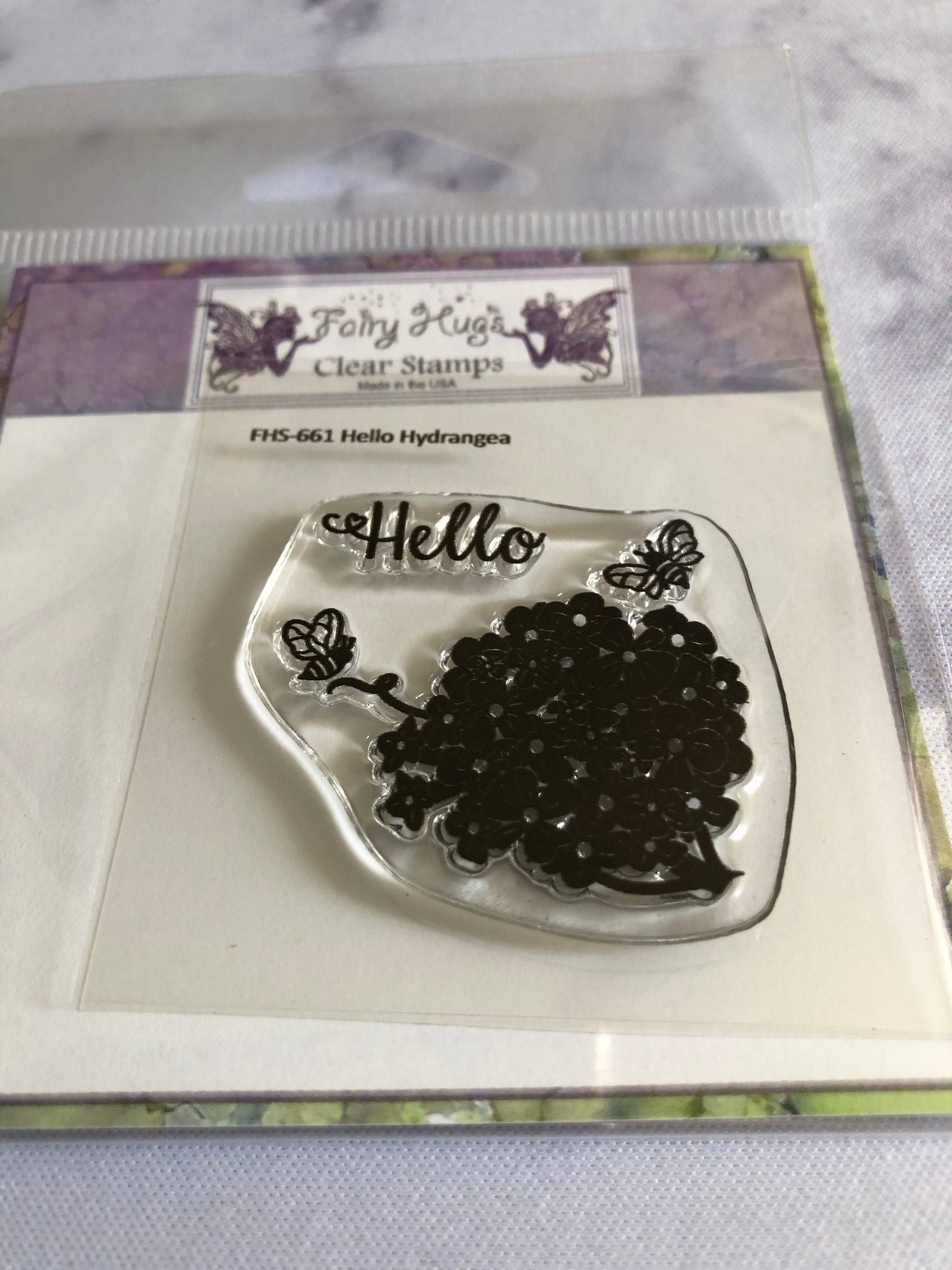 Fairy Hugs Stamps -  Hello Hydrangea