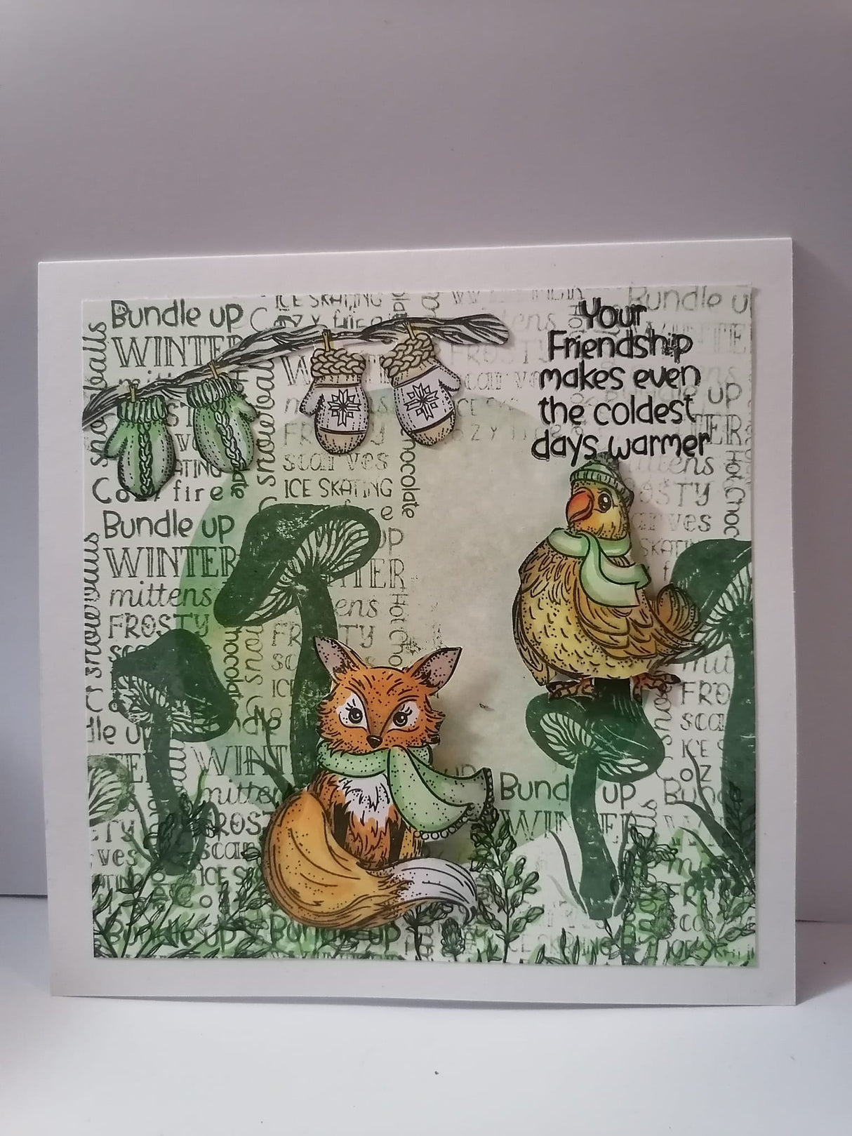 Fairy Hugs Stamps - Frosty Mittens