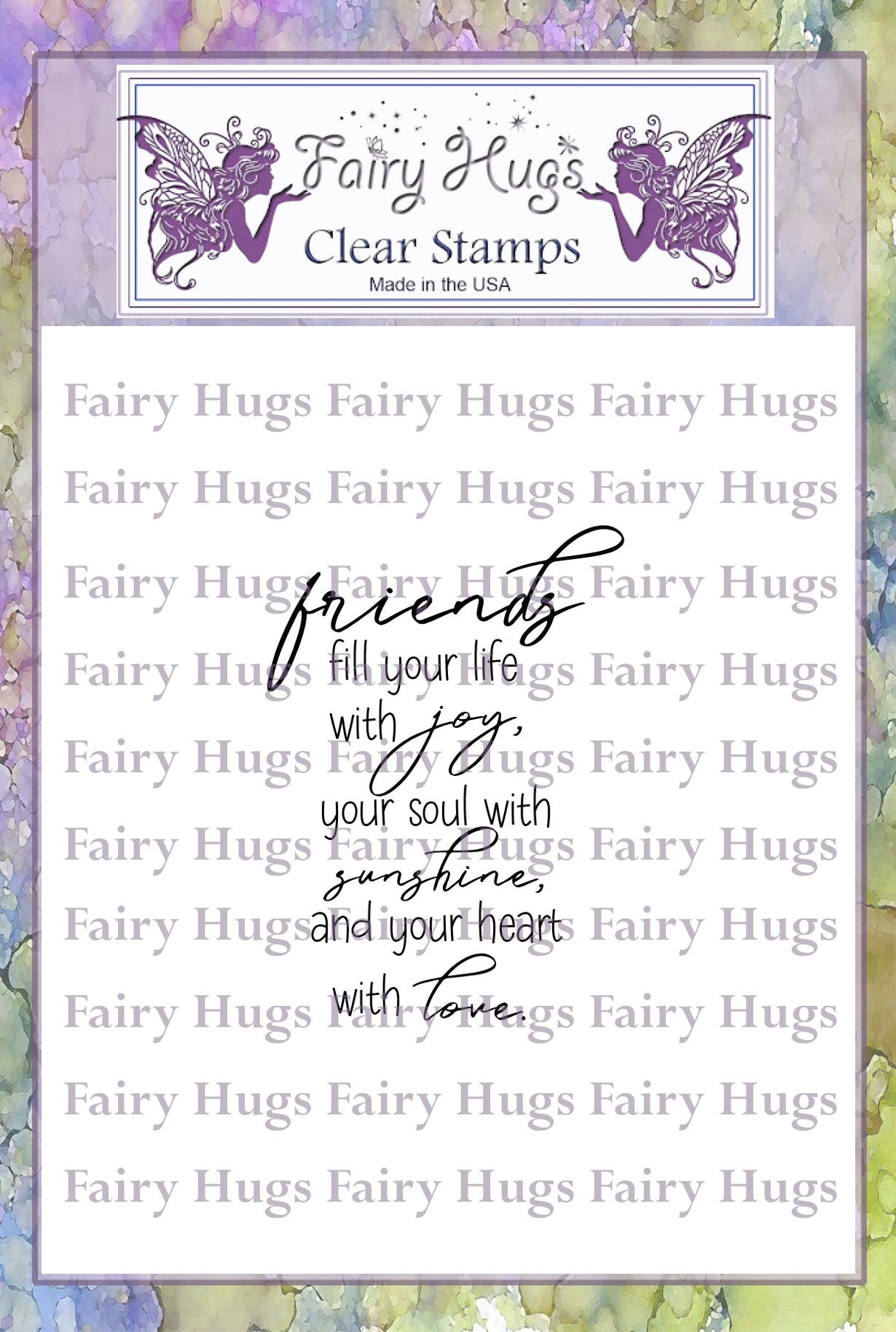 Fairy Hugs Stamps - Friends Joy