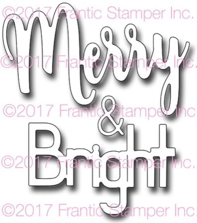 Frantic Stamper Precision Die - Merry And Bright