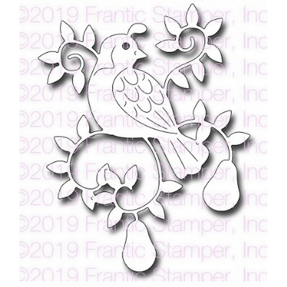 Frantic Stamper - Dies - Partridge In A Pear Tree
