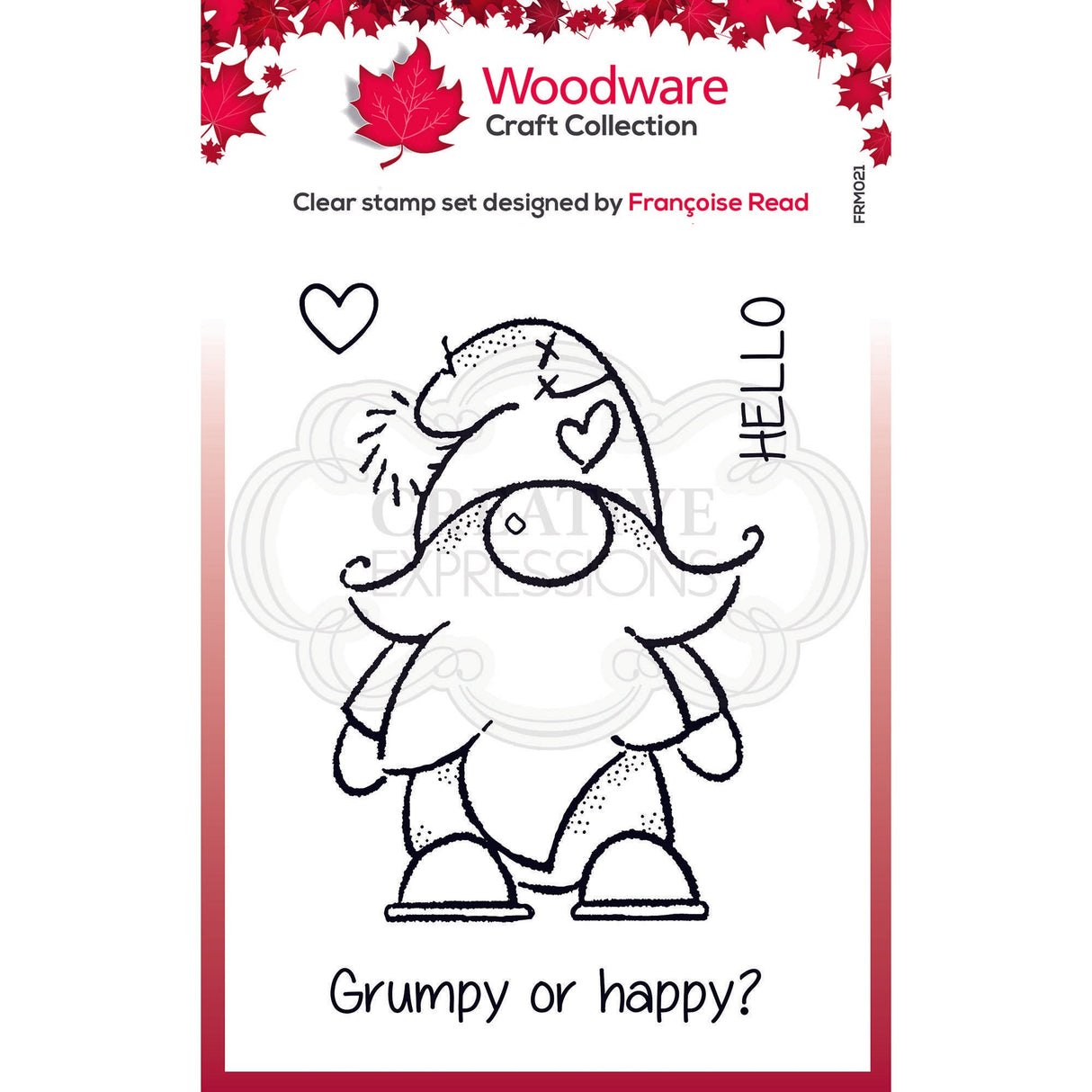 Woodware Craft Collection Woodware Clear Singles Gnome 38 in x 26 in Stamp (Ships around May 24th)