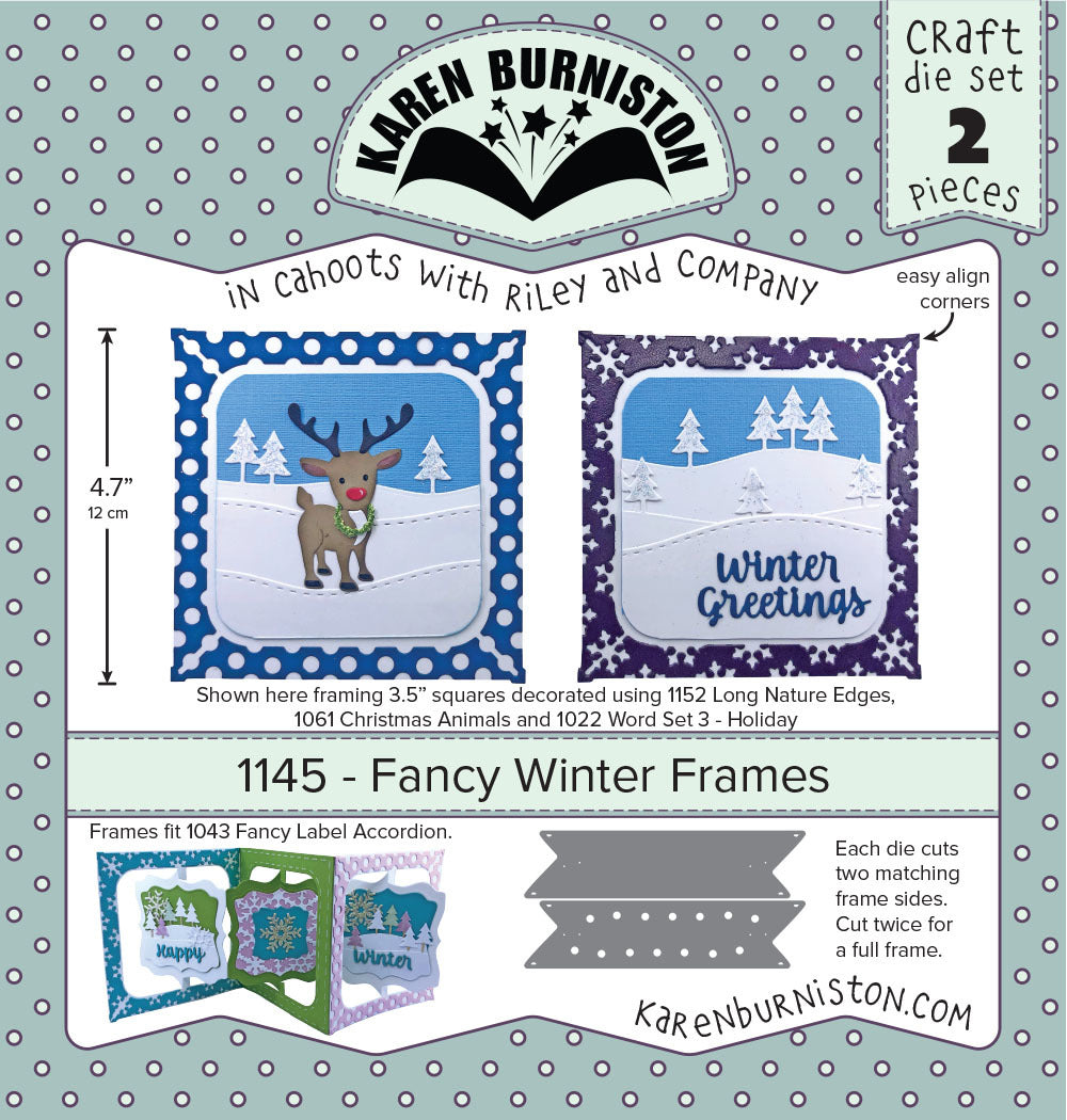Karen Burniston - Dies - Fancy Winter Frames