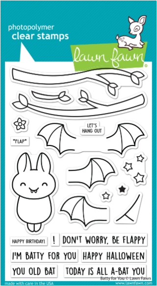 Lawn Fawn - Batty For You Stamps