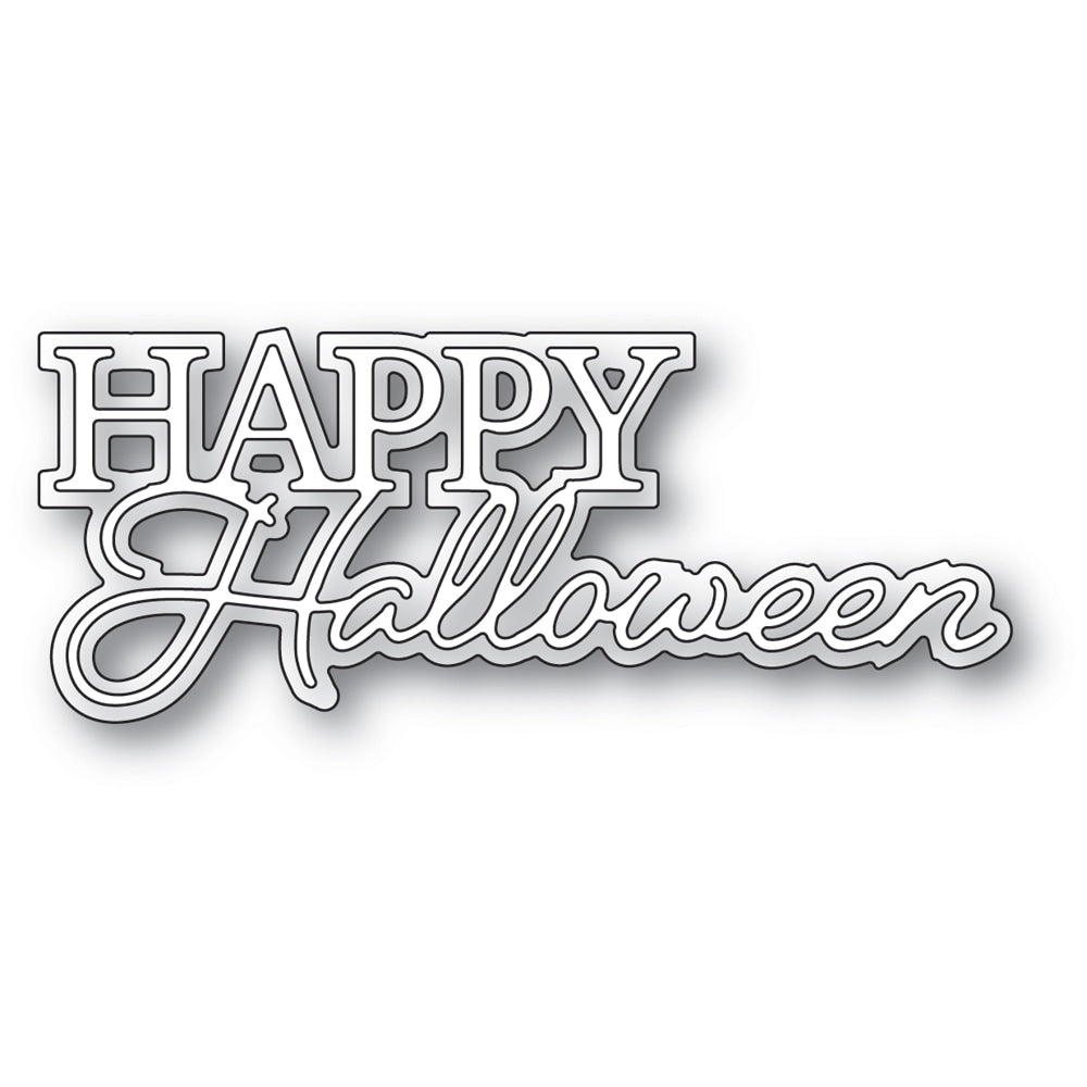 Memory Box - Dies - Happy Halloween Posh Script