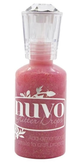 Nuvo Glitter Drops - Red Sunstone