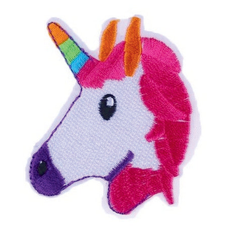 Patch / Applique - Sew / Iron - Pink Hair Unicorn