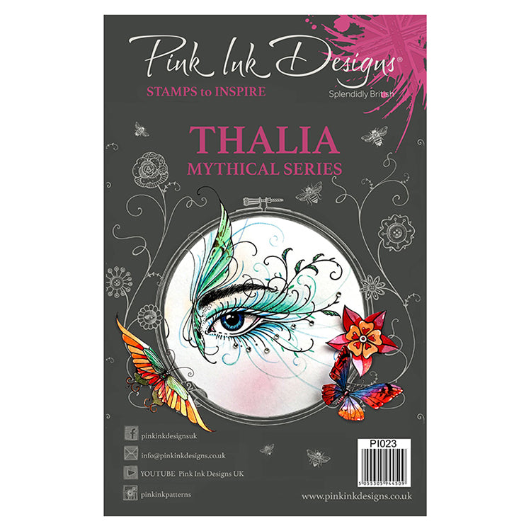 Pink Ink Designs A5 Clear Stamp Set - Thalia