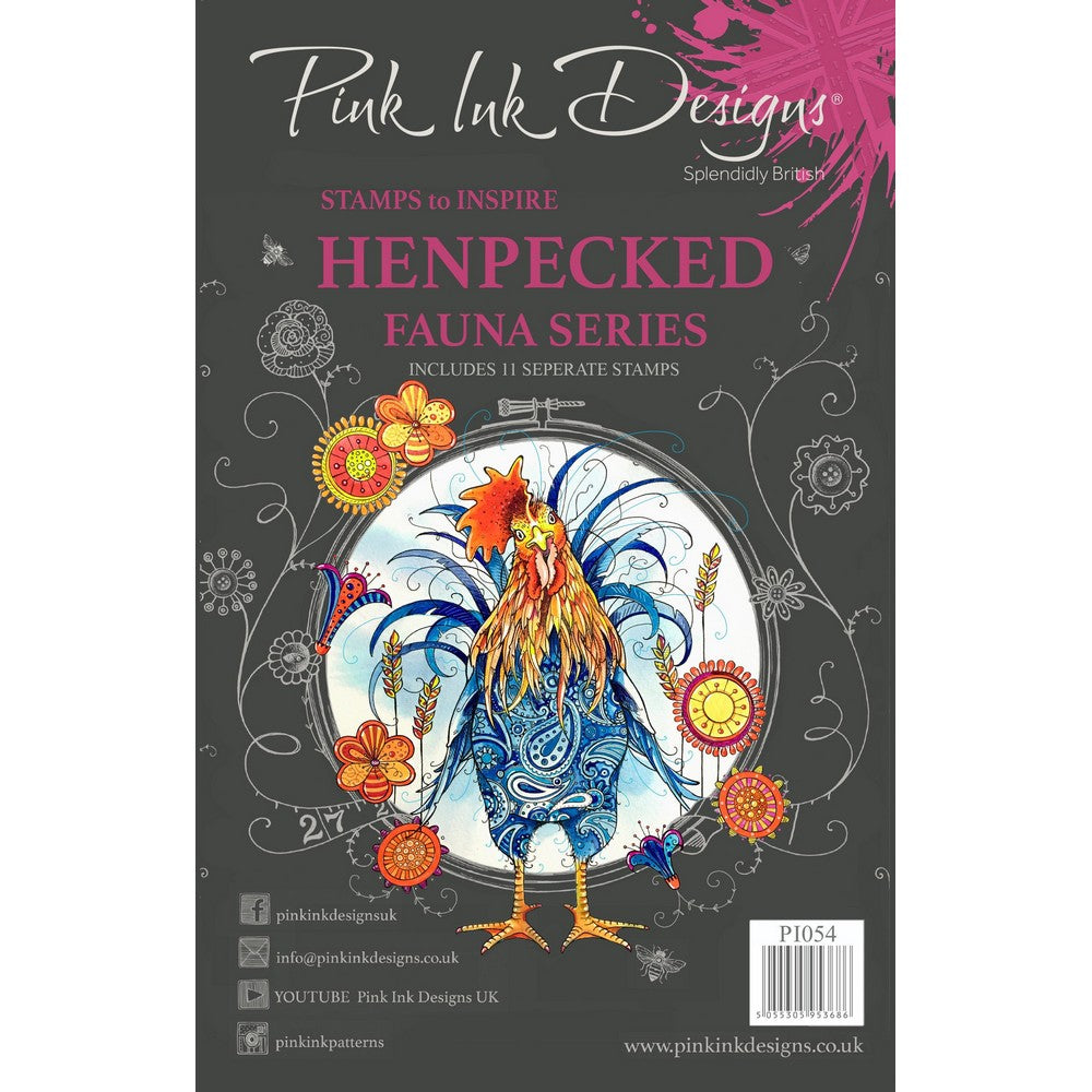 Pink Ink Designs - Stamps - Henpecked