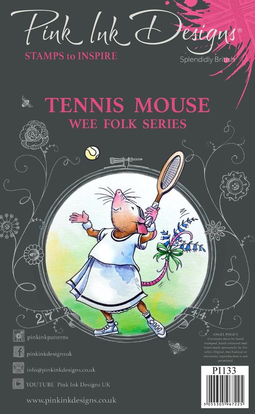 Pink Ink Designs - Stamps - A7 - Tennis Mouse