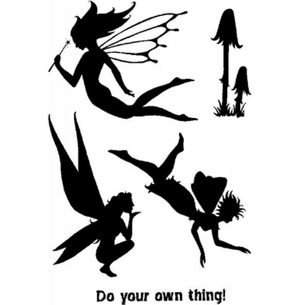 Sweet Dixie - Clear Stamps - Fairy Silhouette