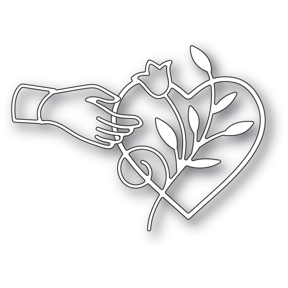 Poppystamps - Dies - Heart Favor