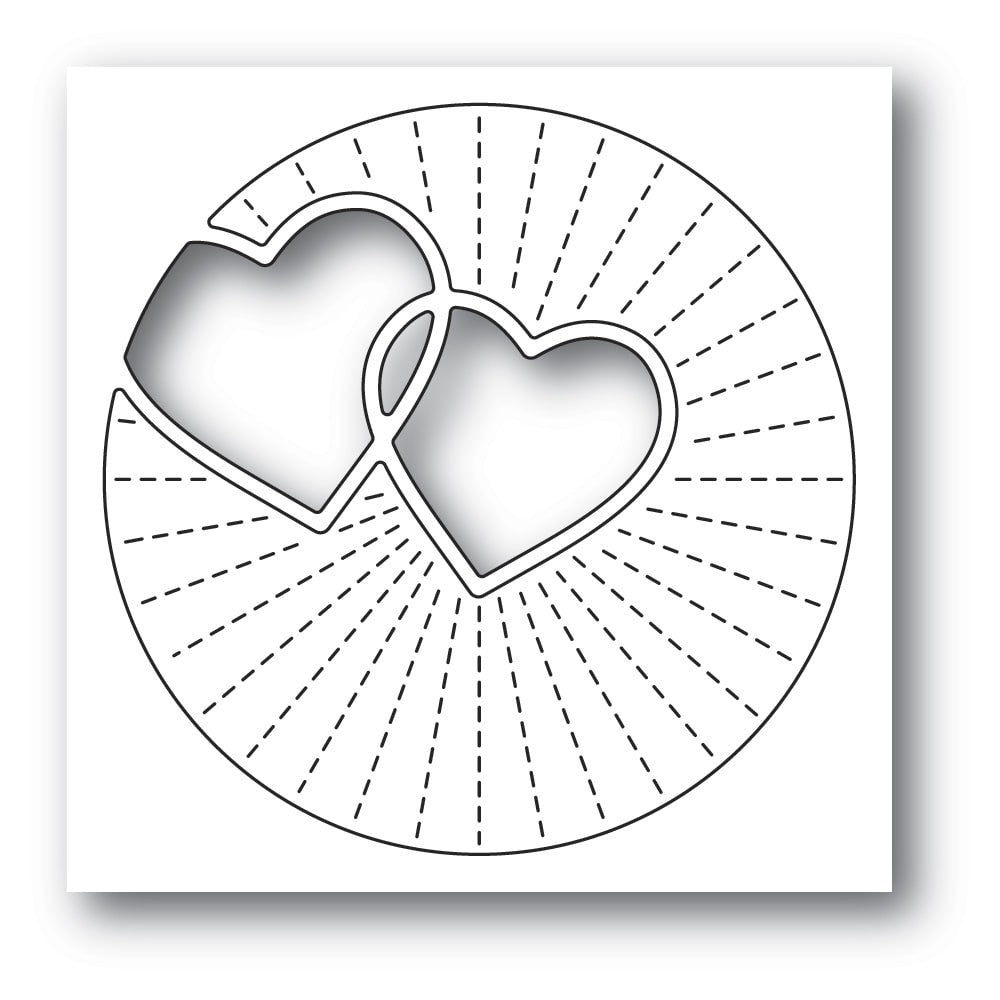 Poppystamps - Dies - Twinkling Hearts