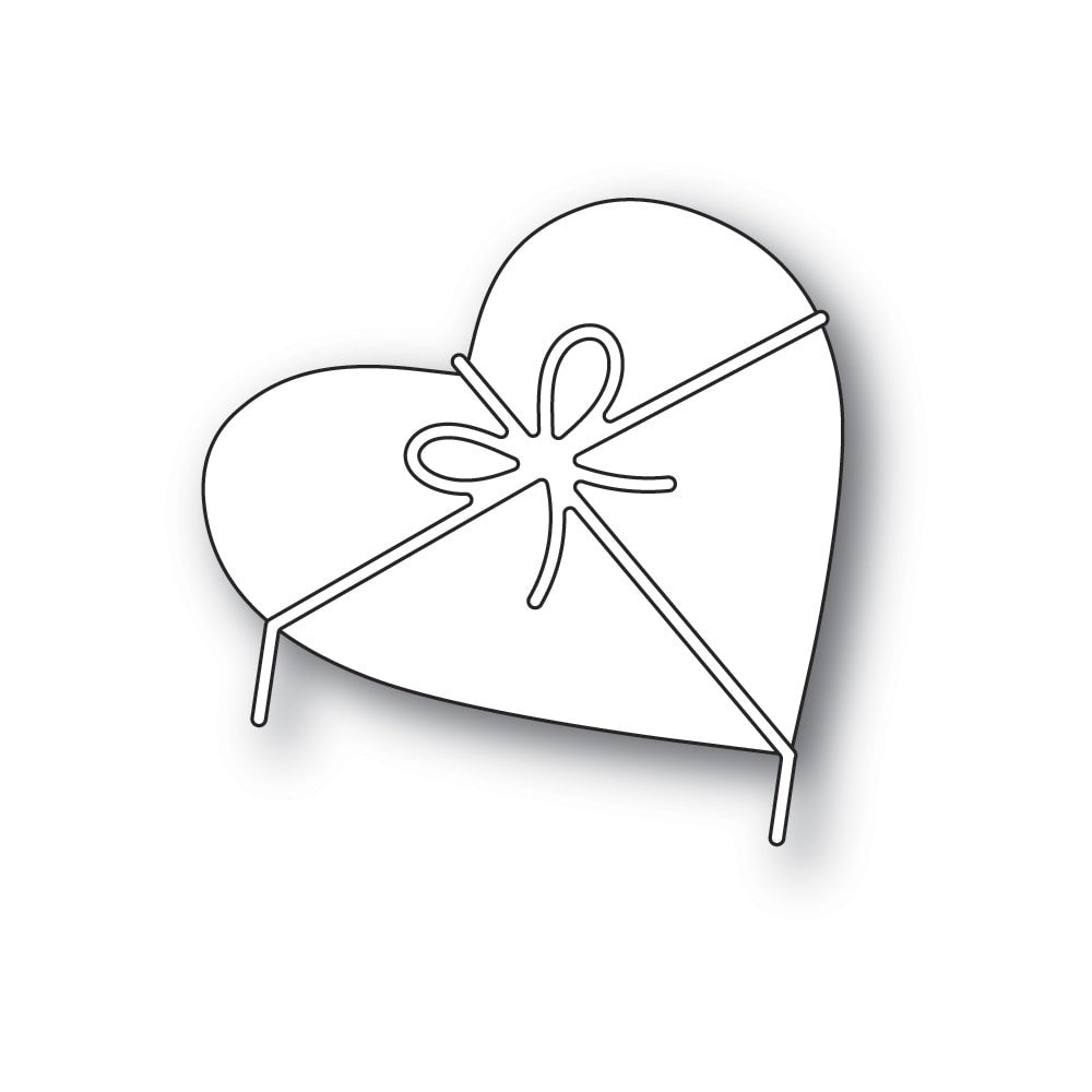 Poppystamps - Dies - Heart & Bow