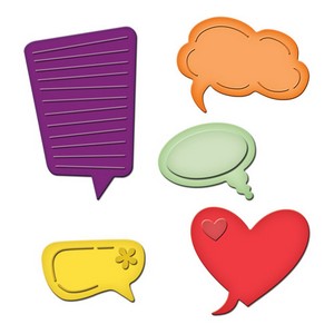 Closeout - Spellbinders - Shapeabilities - Say What?