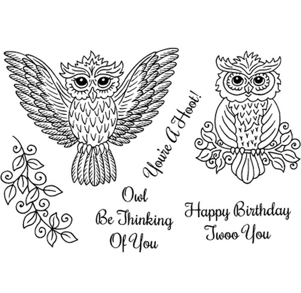 Sweet Dixie - Clear Stamps - Owl Be Thinking Of You