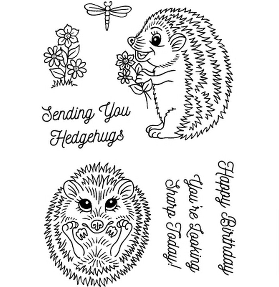 Sweet Dixie - Clear Stamps - Sending You Hedgehugs