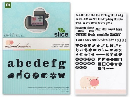 Making Memories - Slice Cartridge Design Card - Animal Crackers