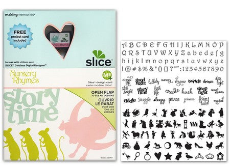 Making Memories - Slice Cartridge Design Card - Nursery Rhymes