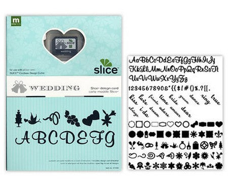 Making Memories - Slice Cartridge Design Card - Wedding