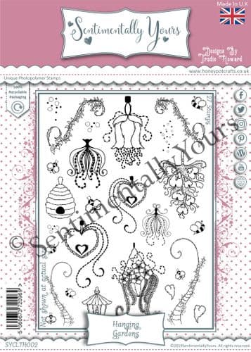 Sentimentally Yours - Clear Stamps - Hanging Gardens