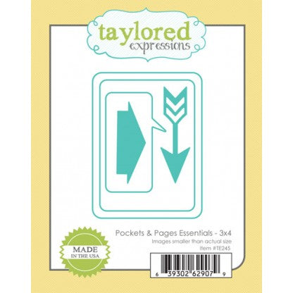 Taylored Expressions - Dies - Pockets & Pages Essentials 3 x 4