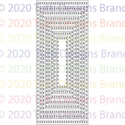 Tutti Designs - Dies - Slimline - Cross Stitched Rectangles