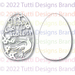 Tutti Designs - Dies - Happy Easter Dove Egg