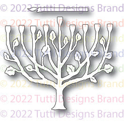 Tutti Designs - Dies - Leafy Menorah