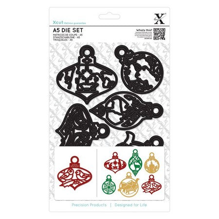 X-Cut Dies - Christmas Paper Cut Baubles