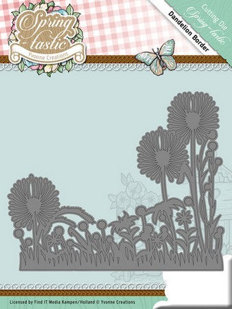 Yvonne Creations - Dies - Spring-tastic - Dandelion Border