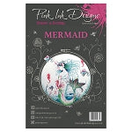 Pink Ink Designs A5 Clear Stamp Set - Mermaid