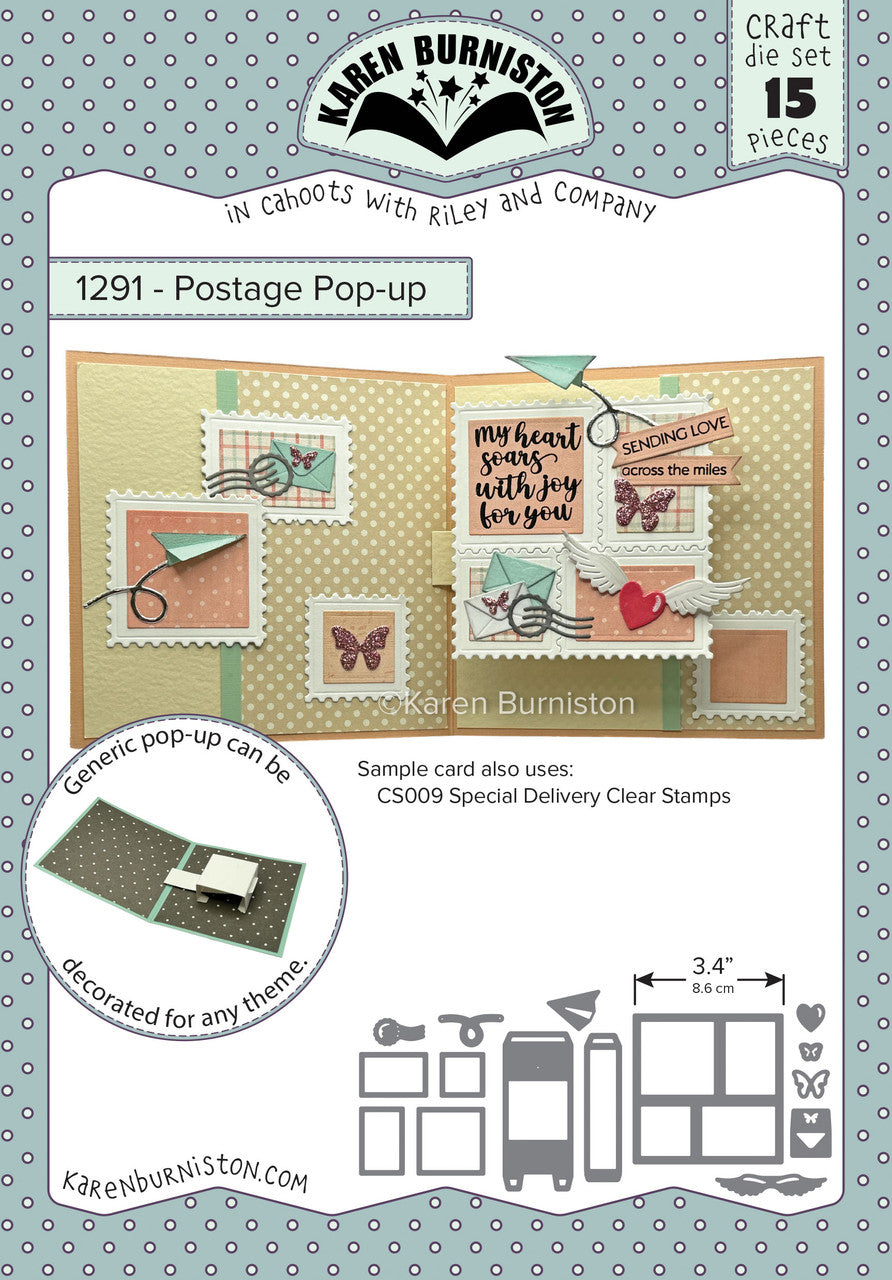 Karen Burniston - Dies - Postage Pop-Up