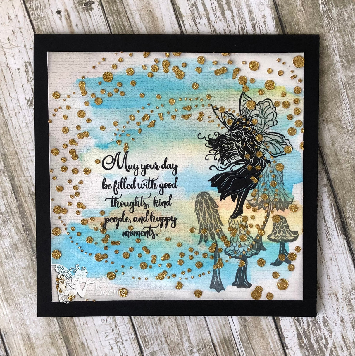 Fairy Hugs Stamps - Shaggy Mushrooms