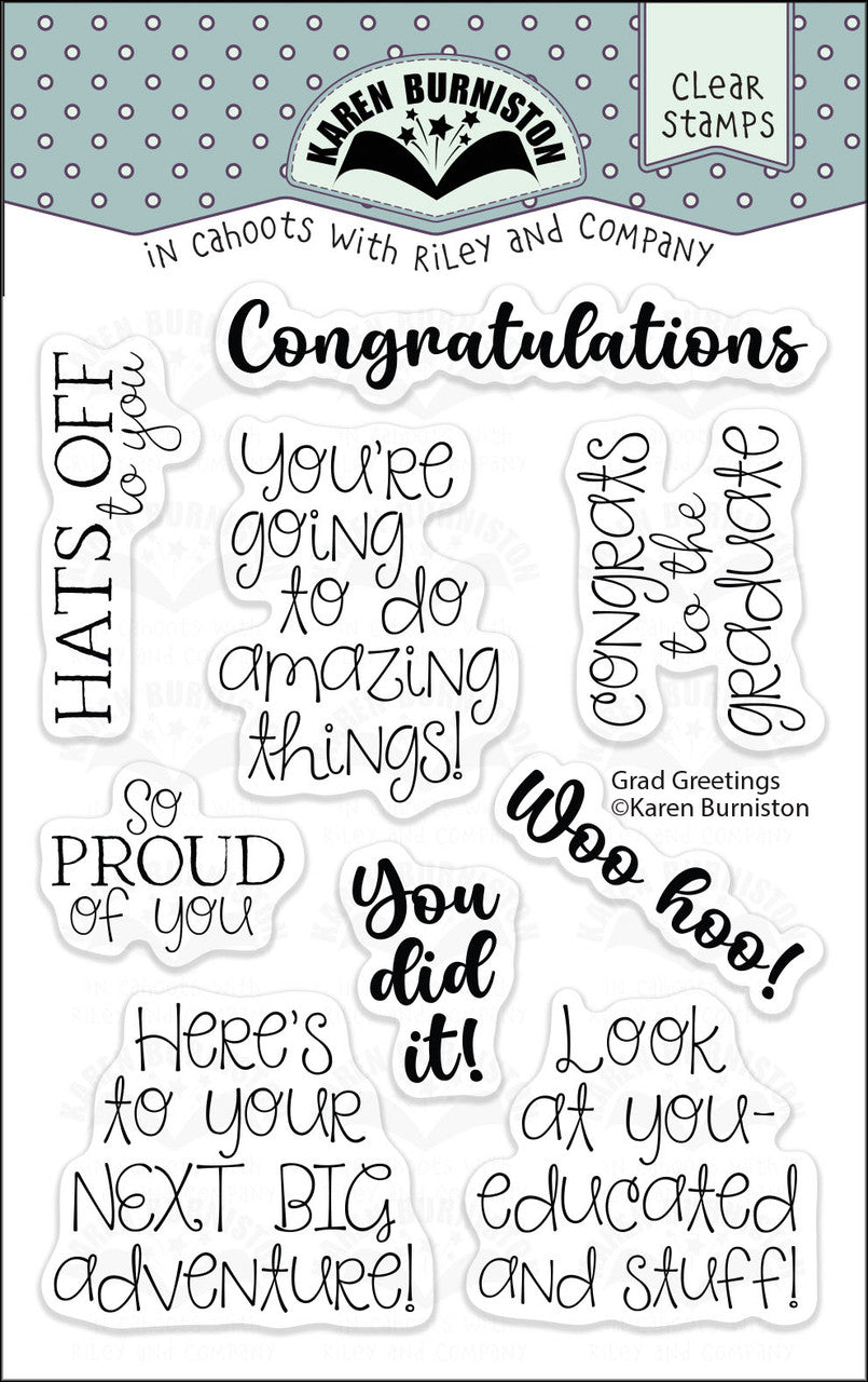 Karen Burniston - Stamps - Grad Greetings