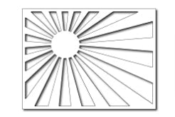 Frantic Stamper - Dies - Sunburst card Panel