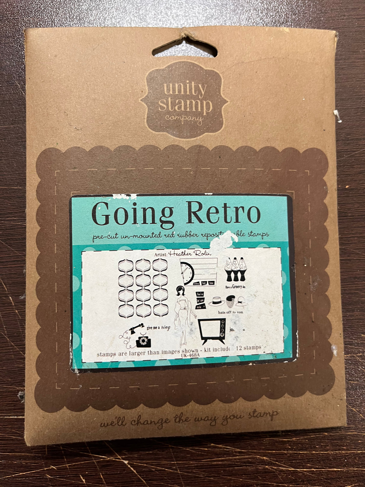 Hidden Treasure - 39 - Unity Stamp - Going Retro