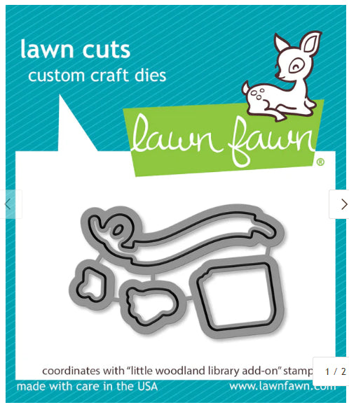 Lawn Fawn - Little Woodland Library Add-On Dies