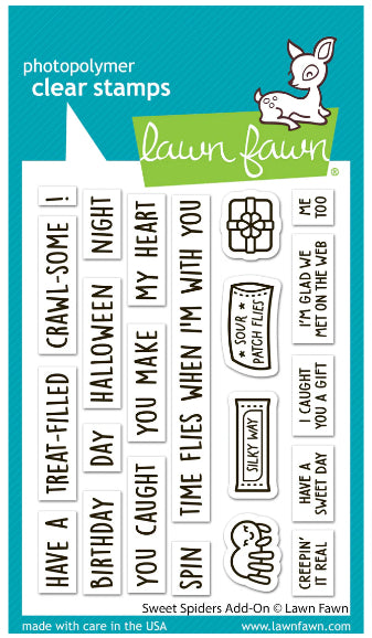 Lawn Fawn - Sweet Spiders Add-On Stamps