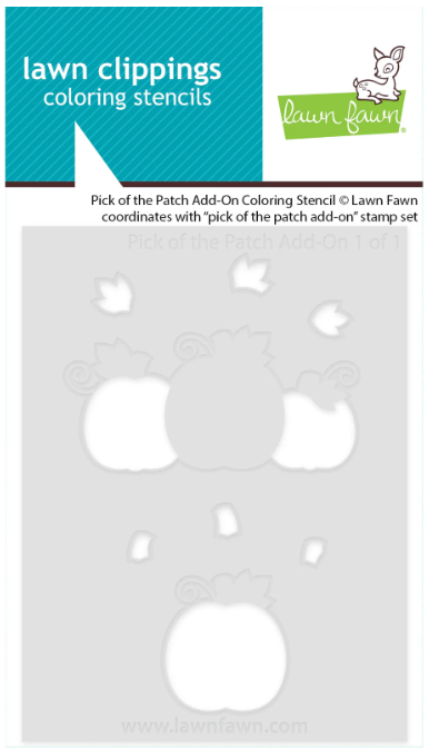Lawn Fawn - Pick of the Patch Add-On Coloring Stencil