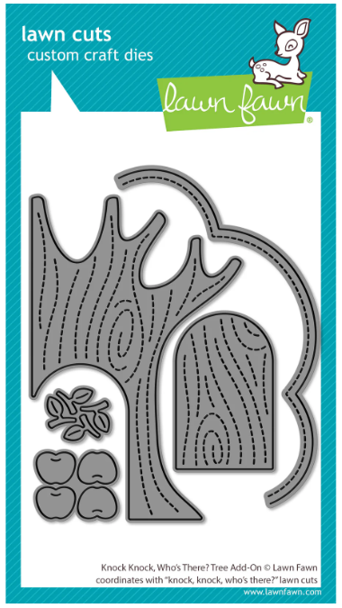 Lawn Fawn - Knock, Knock, Who's There? Tree Add-On Dies