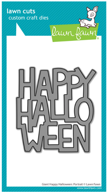 Lawn Fawn - Giant Happy Halloween: Portrait Dies