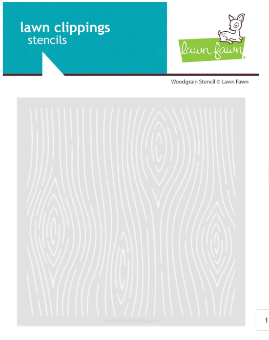 Lawn Fawn - Woodgrain Stencil