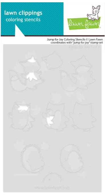 Lawn Fawn - Jump for Joy Coloring Stencils