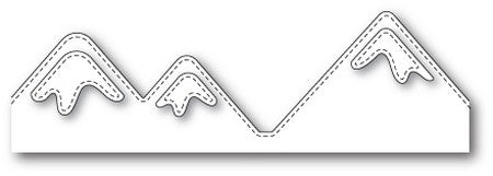 Poppystamps - Dies - Stitched Grand Mountains