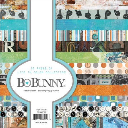 BoBunny - Paper Pad - 6" x 6" - Life In Color