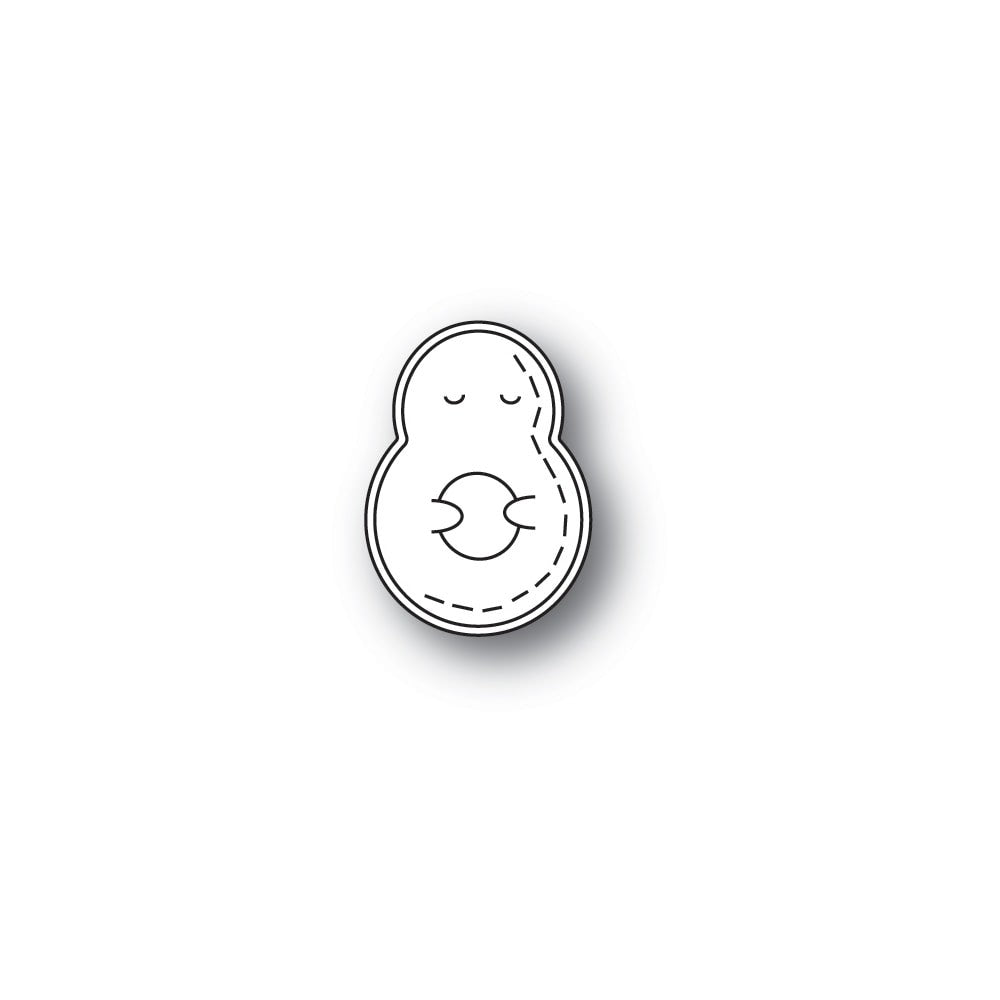 Poppystamps - Dies - Whittle Avocado